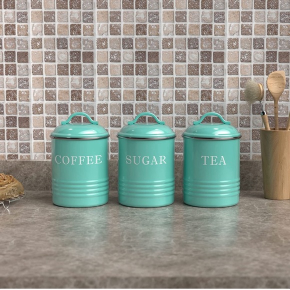 Other - Kitchen Canister Decorations with Lids